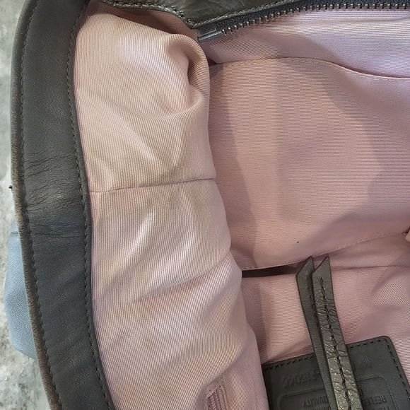 Coach Gray Leather Tote F15045 Shoulder Bag – Full Grain Leather - Picture 16 of 16